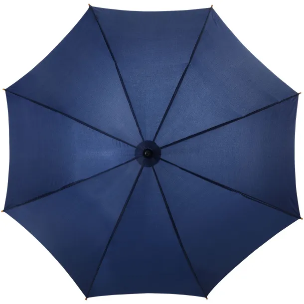 Kyle 23" auto open umbrella wooden shaft and handle - Unbranded Navy Blue