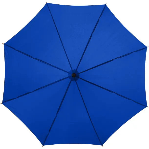 Kyle 23" auto open umbrella wooden shaft and handle - Unbranded Royal blue