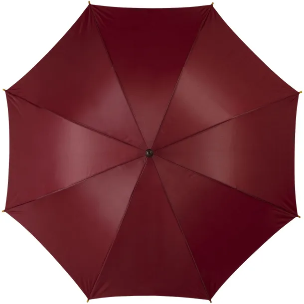 Kyle 23" auto open umbrella wooden shaft and handle - Unbranded Red