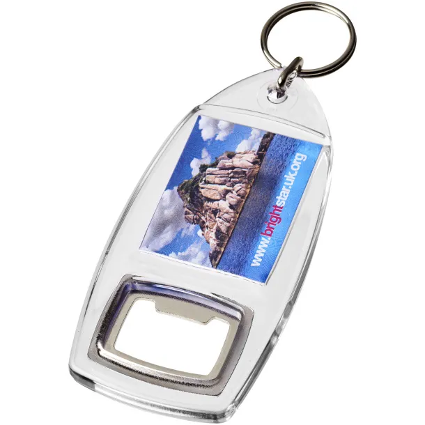 Jibe R1 bottle opener keychain - PF Manufactured White