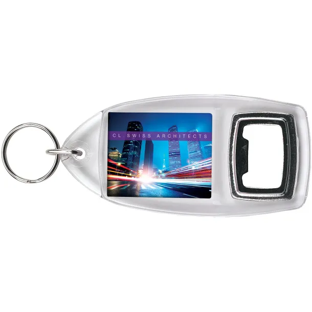 Jibe R1 bottle opener keychain - PF Manufactured White