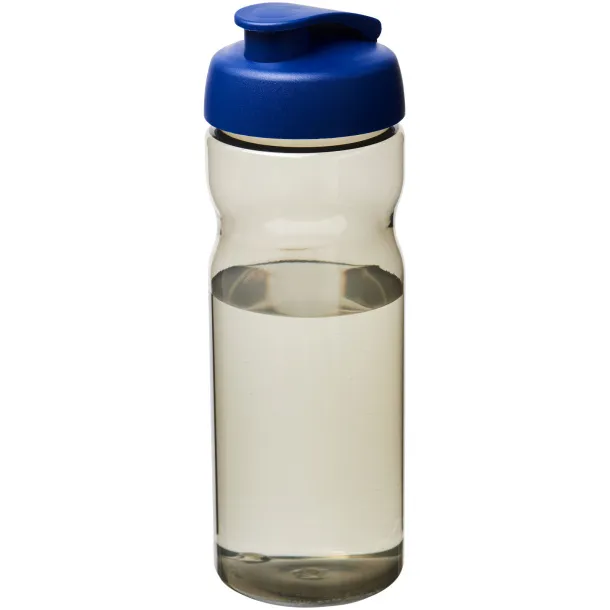 H2O Eco 650 ml flip lid sport bottle - Unbranded Charcoal Royal blue