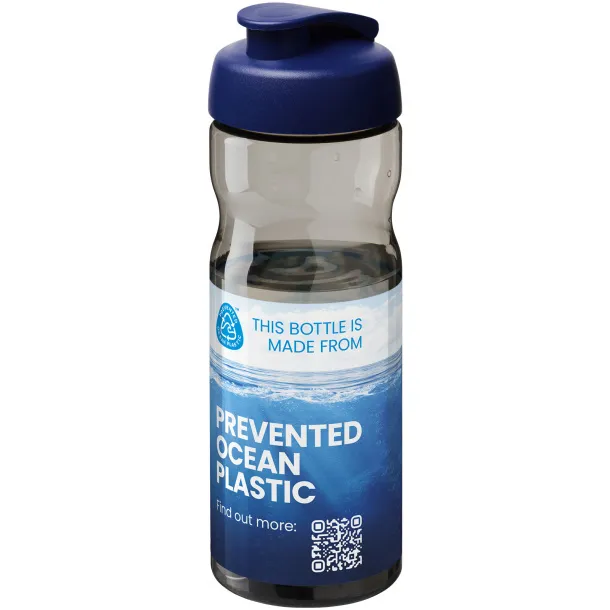 H2O Eco sportska boca s automatskim poklopcem, 650 ml - Unbranded Ugljen Kraljevski plava