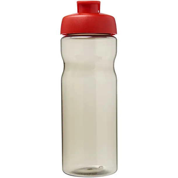 H2O Eco 650 ml flip lid sport bottle Charcoal Red