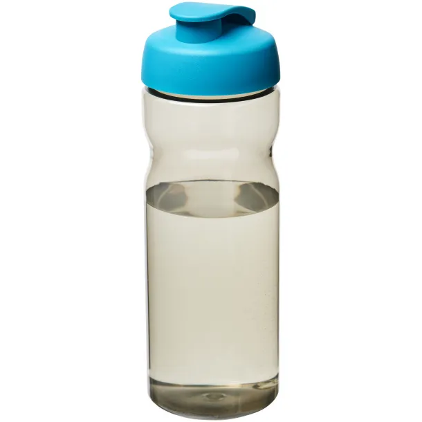 H2O Eco 650 ml flip lid sport bottle Charcoal Aqua