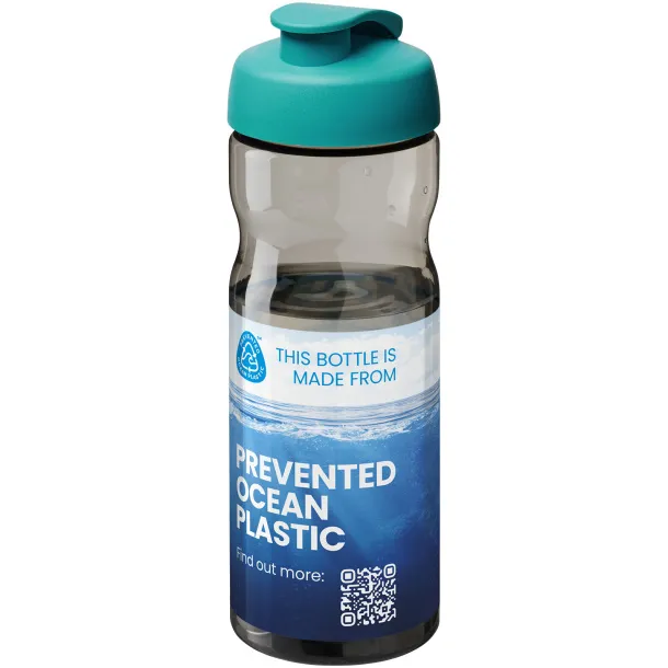 H2O Eco sportska boca s automatskim poklopcem, 650 ml Ugljen Aqua