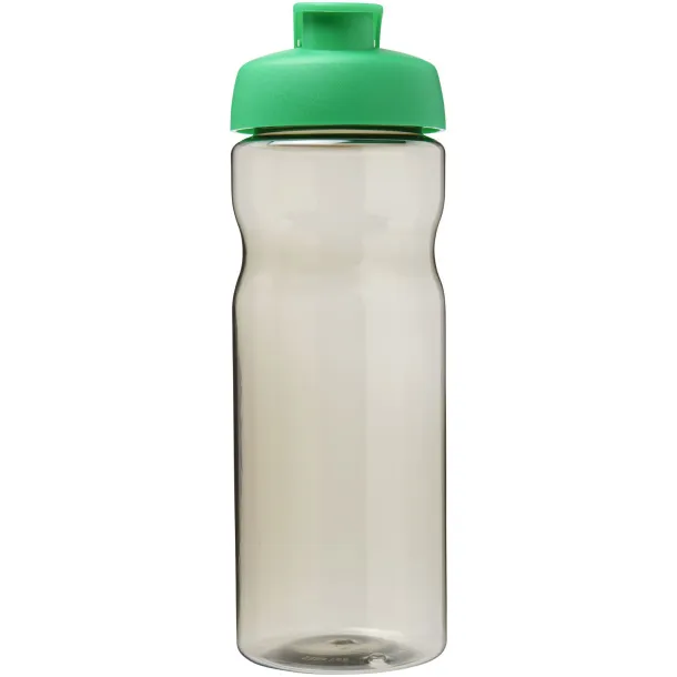 H2O Eco 650 ml flip lid sport bottle Charcoal Transparent green