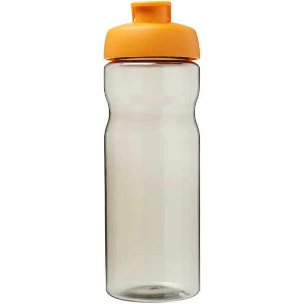 H2O Eco 650 ml flip lid sport bottle Charcoal Orange