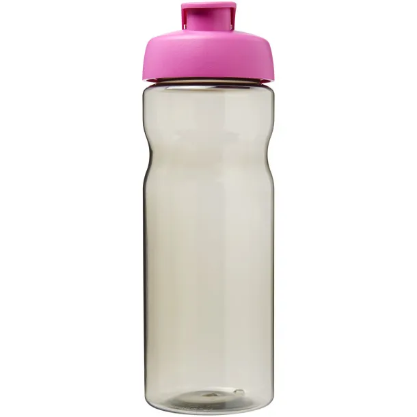 H2O Eco 650 ml flip lid sport bottle Charcoal Magenta