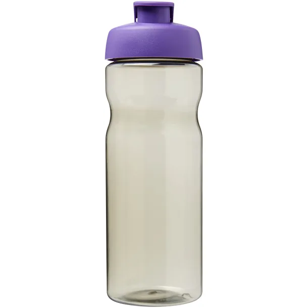 H2O Eco 650 ml flip lid sport bottle Charcoal Purple