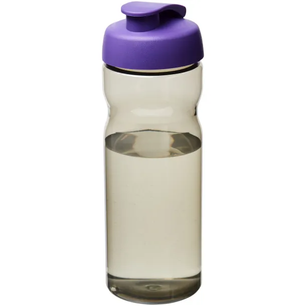 H2O Eco 650 ml flip lid sport bottle Charcoal Purple