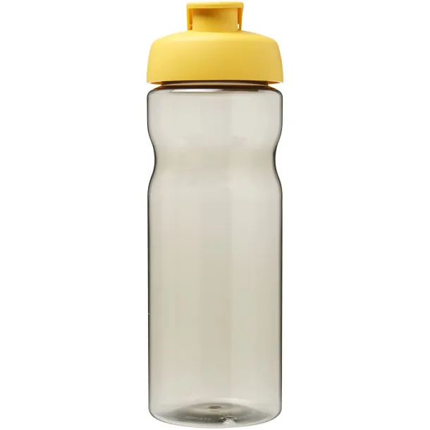 H2O Eco 650 ml flip lid sport bottle Charcoal Yellow