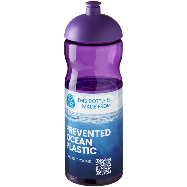 H2O Eco 650 ml dome lid sport bottle Purple