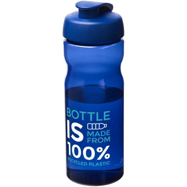 H2O Eco 650 ml flip lid sport bottle Blue