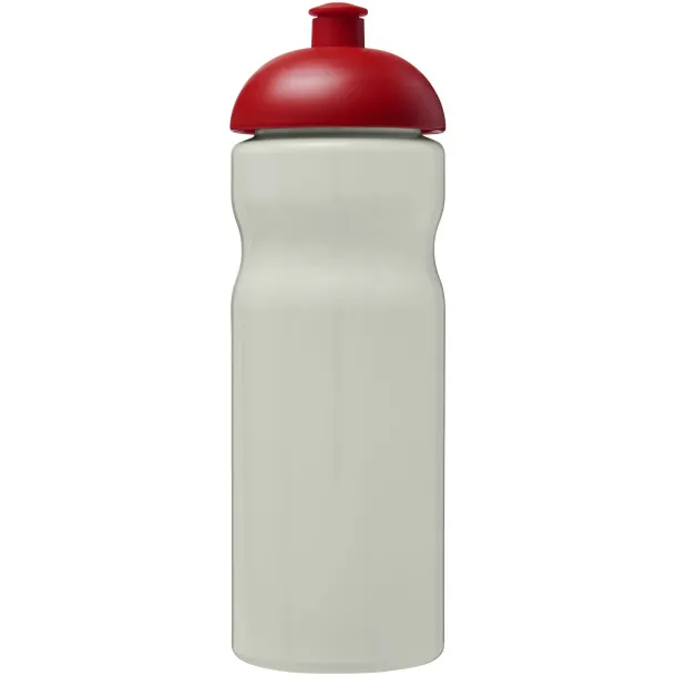 H2O Eco 650 ml dome lid sport bottle Ivory white Red