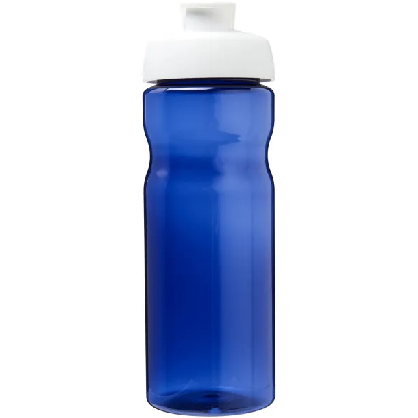 H2O Eco 650 ml flip lid sport bottle Blue White