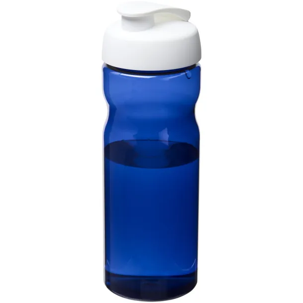 H2O Eco 650 ml flip lid sport bottle Blue White