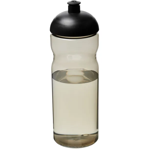 H2O Eco 650 ml dome lid sport bottle Charcoal Solid black