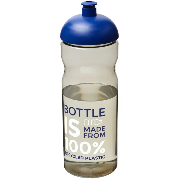 H2O Eco 650 ml dome lid sport bottle Charcoal Royal blue