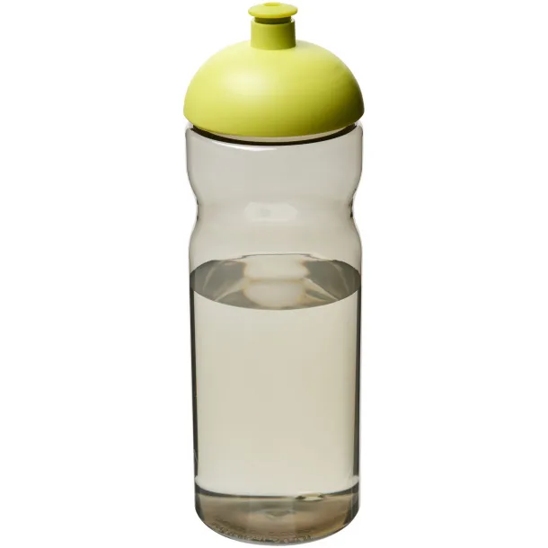 H2O Eco 650 ml dome lid sport bottle - Unbranded Charcoal Lime green