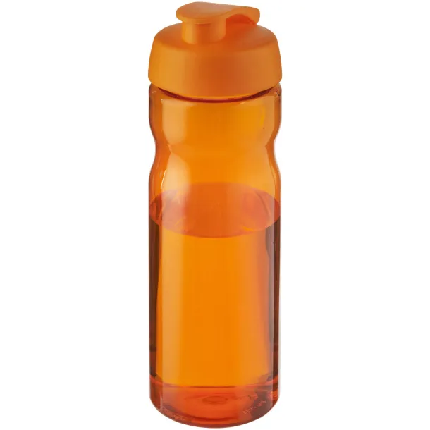 H2O Eco 650 ml flip lid sport bottle Orange Orange