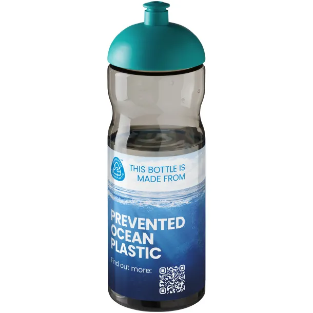 H2O Eco sportska boca s okruglim poklopcem, 650 ml Ugljen Aqua