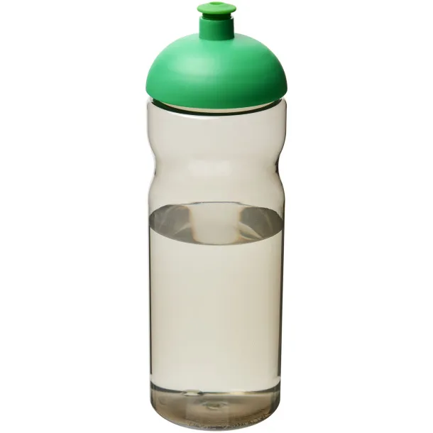 H2O Eco 650 ml dome lid sport bottle Charcoal Transparent green