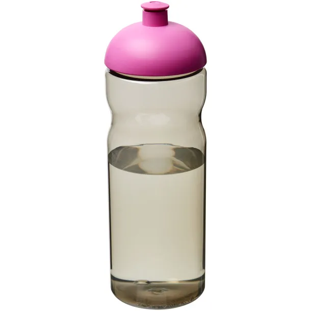 H2O Eco 650 ml dome lid sport bottle Charcoal Magenta