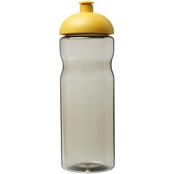 H2O Eco 650 ml dome lid sport bottle Charcoal Yellow