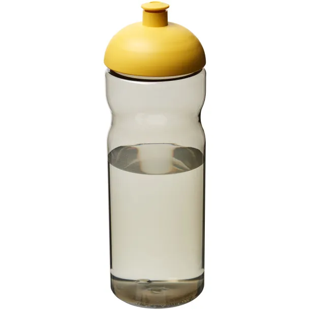 H2O Eco 650 ml dome lid sport bottle Charcoal Yellow