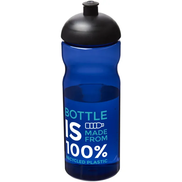 H2O Eco 650 ml dome lid sport bottle Blue Solid black