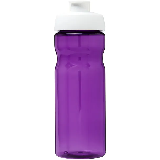 H2O Eco 650 ml flip lid sport bottle Purple White