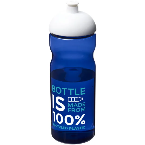 H2O Eco 650 ml dome lid sport bottle Blue White