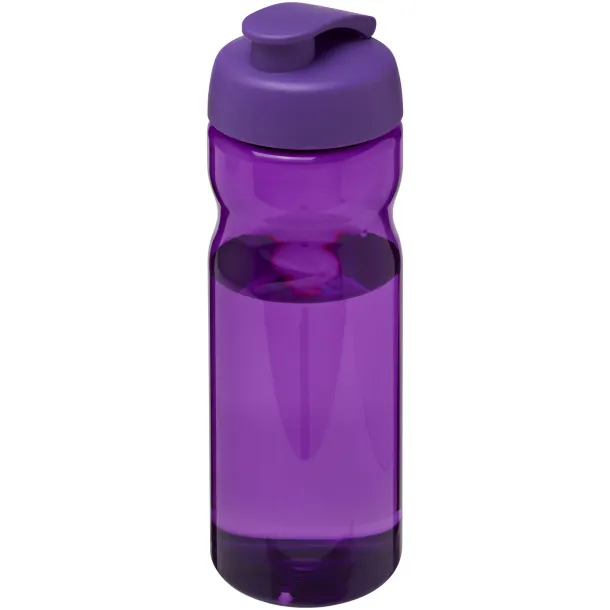 H2O Eco 650 ml flip lid sport bottle Purple Purple