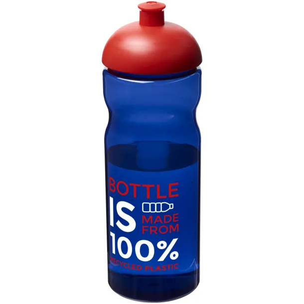 H2O Eco 650 ml dome lid sport bottle Royal blue Red