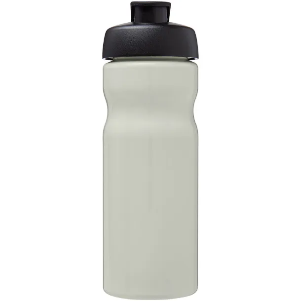 H2O Eco 650 ml flip lid sport bottle Ivory white Solid black