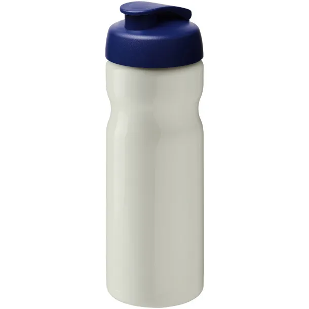 H2O Eco 650 ml flip lid sport bottle Ivory white Blue