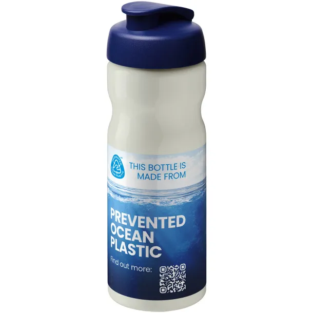 H2O Eco sportska boca s automatskim poklopcem, 650 ml Off white Plava
