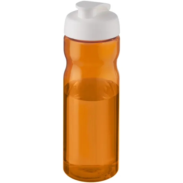 H2O Eco 650 ml flip lid sport bottle Orange White