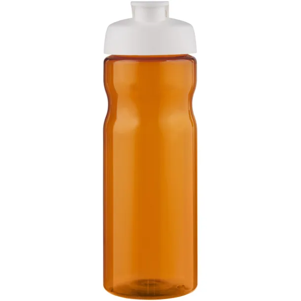 H2O Eco 650 ml flip lid sport bottle Orange White