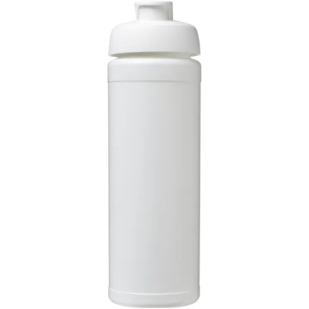 Baseline® Plus grip 750 ml flip lid sport bottle - Unbranded White