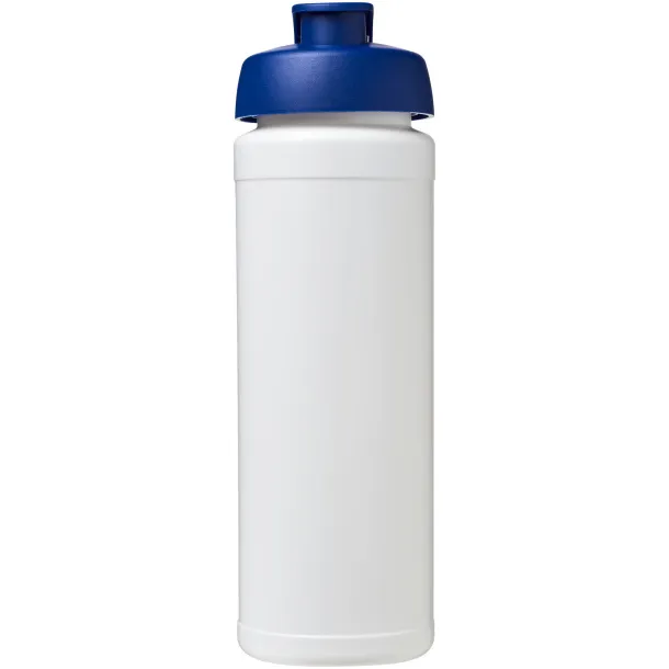 Baseline® Plus grip 750 ml flip lid sport bottle - Unbranded White Blue