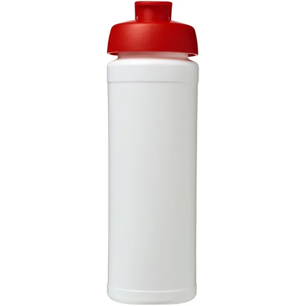 Baseline® Plus grip 750 ml flip lid sport bottle - Unbranded White Red