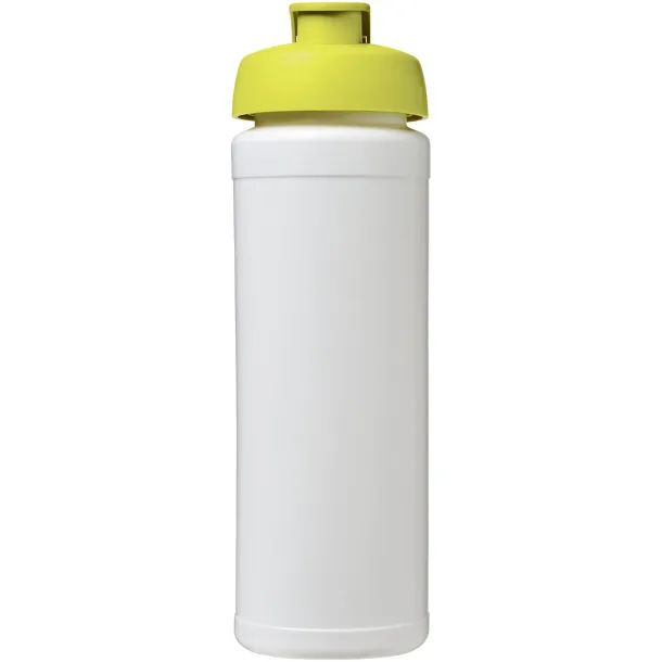 Baseline® Plus grip 750 ml flip lid sport bottle - Unbranded White Lime