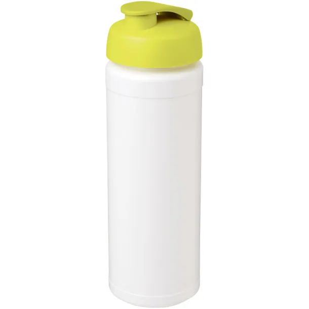 Baseline® Plus grip 750 ml flip lid sport bottle - Unbranded White Lime