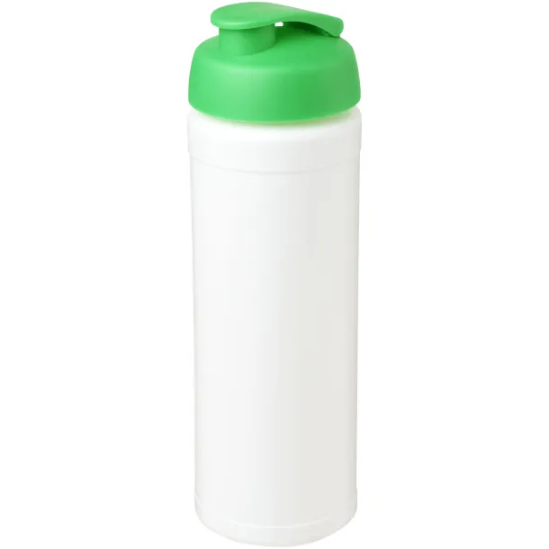 Baseline® Plus grip 750 ml flip lid sport bottle - Unbranded White Green