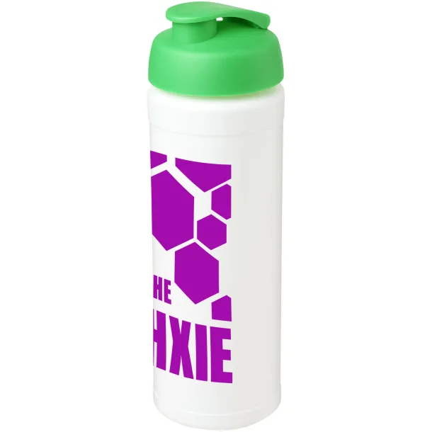 Baseline® Plus grip 750 ml flip lid sport bottle White Green