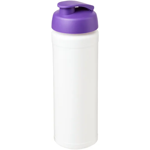 Baseline® Plus grip 750 ml flip lid sport bottle - Unbranded White Purple