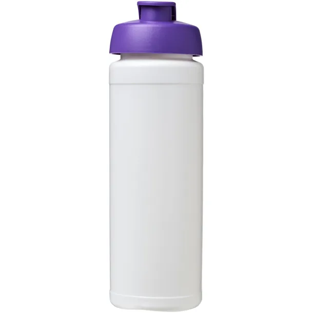 Baseline® Plus grip 750 ml flip lid sport bottle - Unbranded White Purple