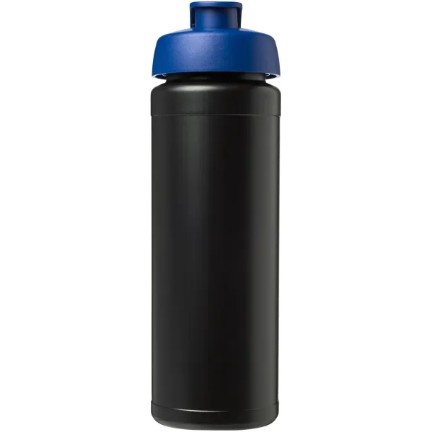 Baseline® Plus grip 750 ml flip lid sport bottle Solid black Blue